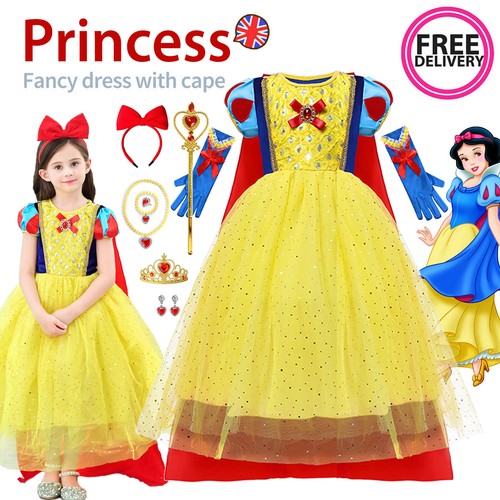 Girls snow white fancy dress - snow,
