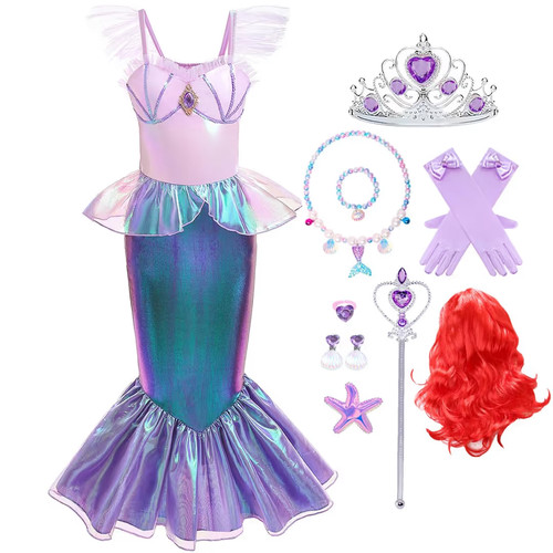 Girls mermaid ariel fancy - mermaid,