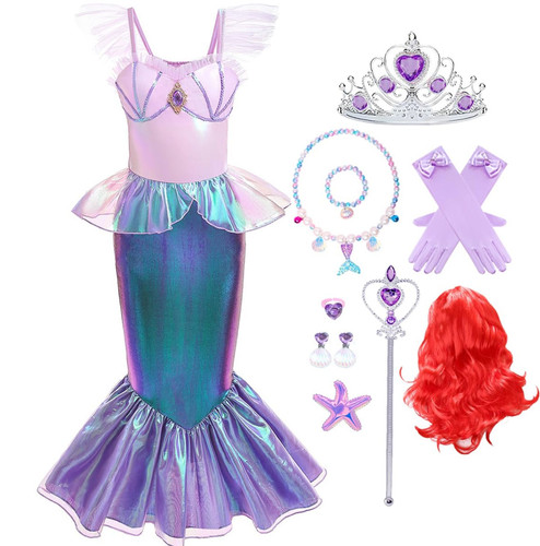 Girls mermaid princess - mermaid, fancy