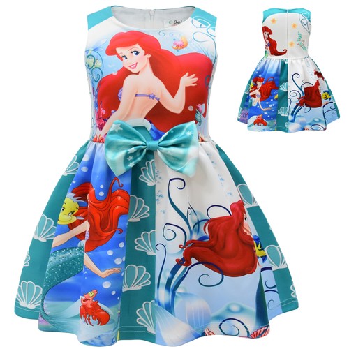 Ariel cartoon dress the - dress,