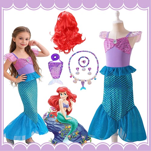 Girls ariel mermaid - mermaid, costume