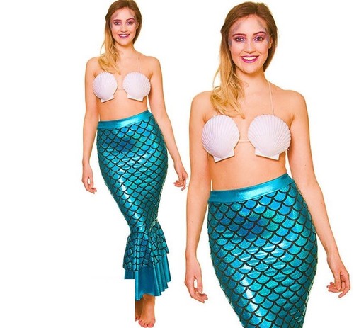 Adult little mermaid skirt - mermaid,