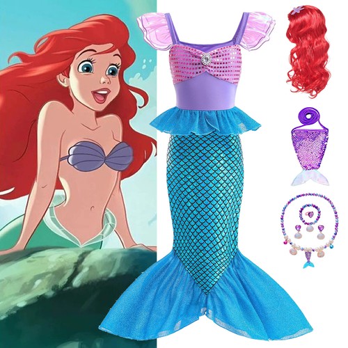 Girls mermaid ariel fancy - girls,